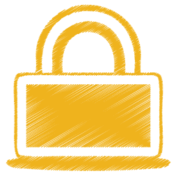 Yellow Lock Key | Icon2s | Do