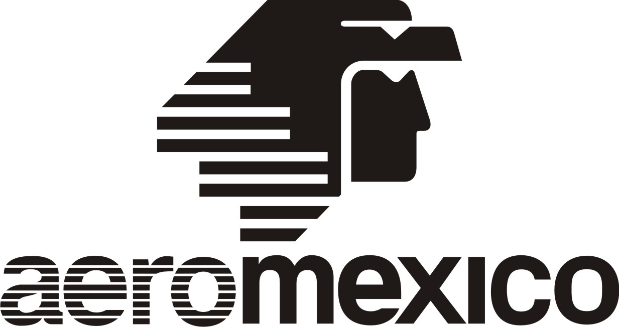 Logo Aeromexico Black PNG - 114666