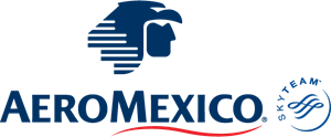 Logo Aeromexico Black PNG - 114678