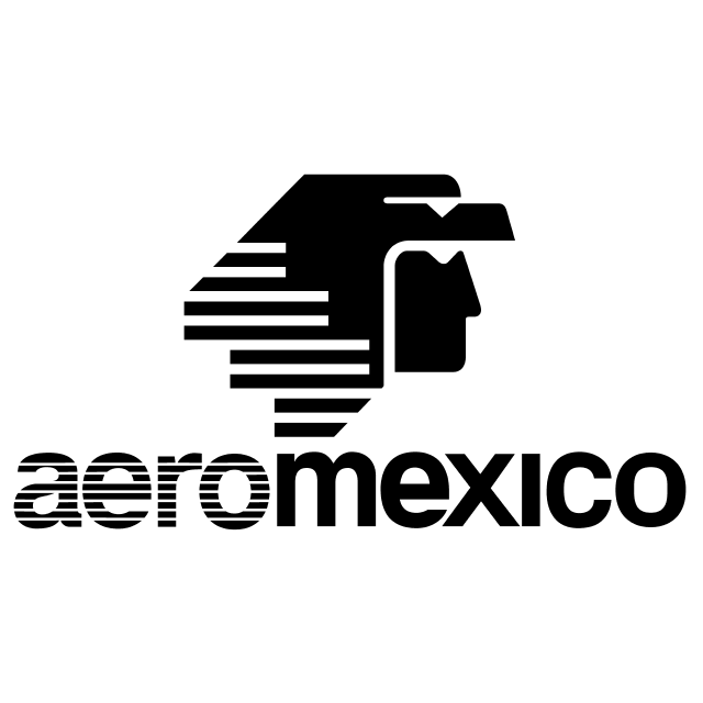 Logo Aeromexico Black PNG - 114671