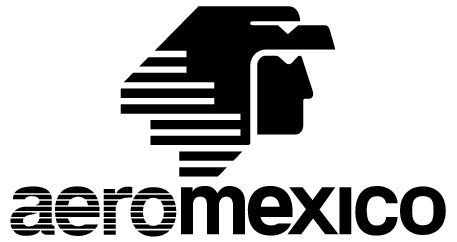 Logo Aeromexico Black PNG - 114664