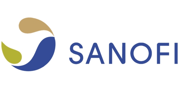 Sanofi logo before and after