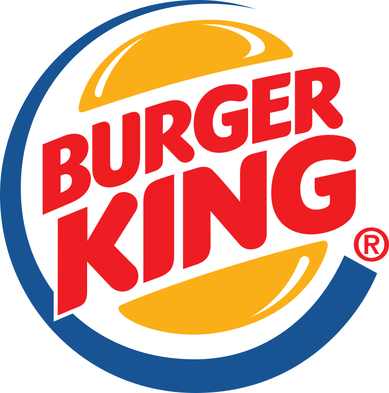 Burger King logo black and wh