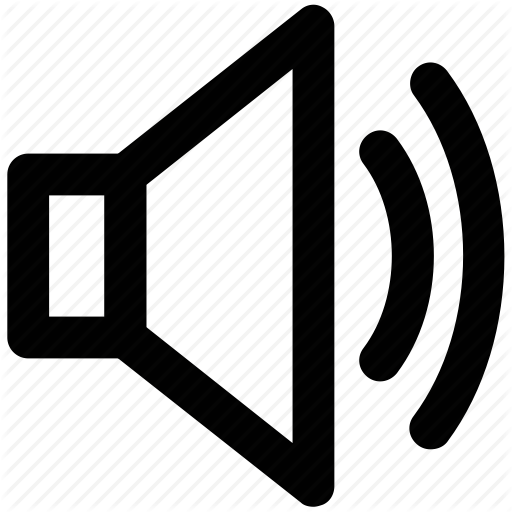 Loud Sounds PNG Black And White - 155213
