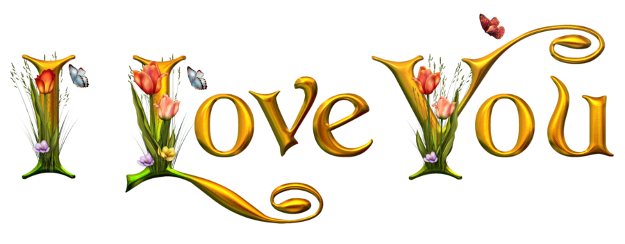 Love You PNG HD