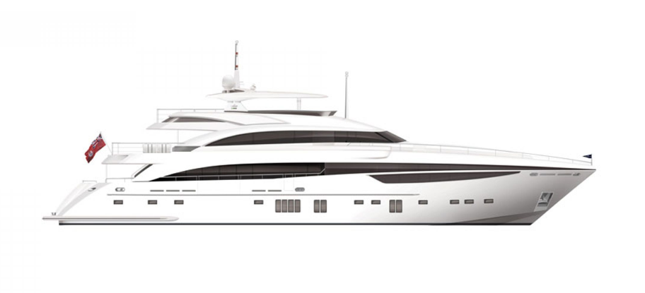 The 40m luxury motor yacht Im