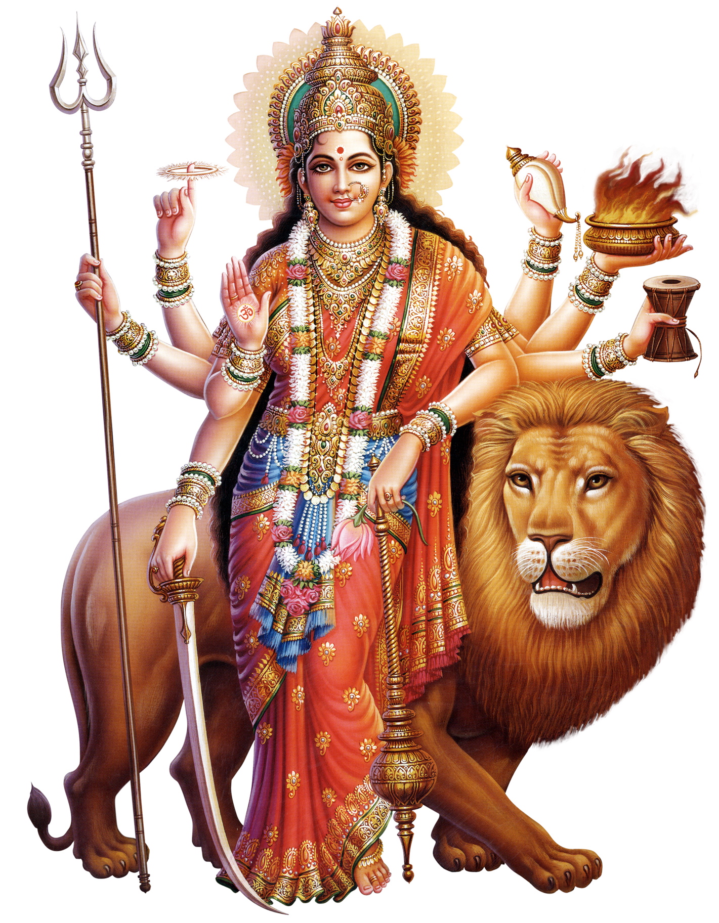Durgamata, the goddess of cre