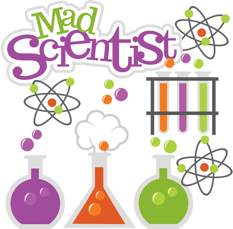 Mad Scientist PNG Black And White - 61600