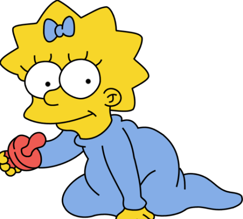 Maggie Simpson HD PNG - 92085