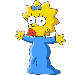 Maggie Simpson HD PNG - 92075