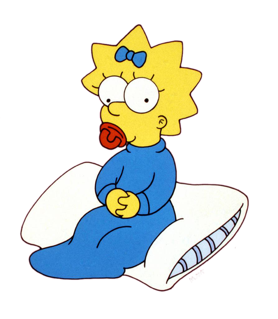 Maggie Simpson HD PNG - 92076
