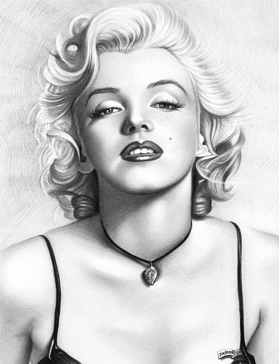 Marilyn Monroe, Art, Draw, Ma