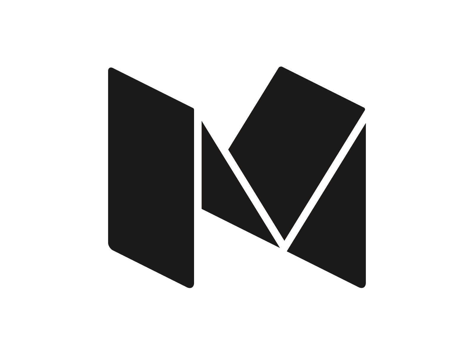 Medium Logo White on Black