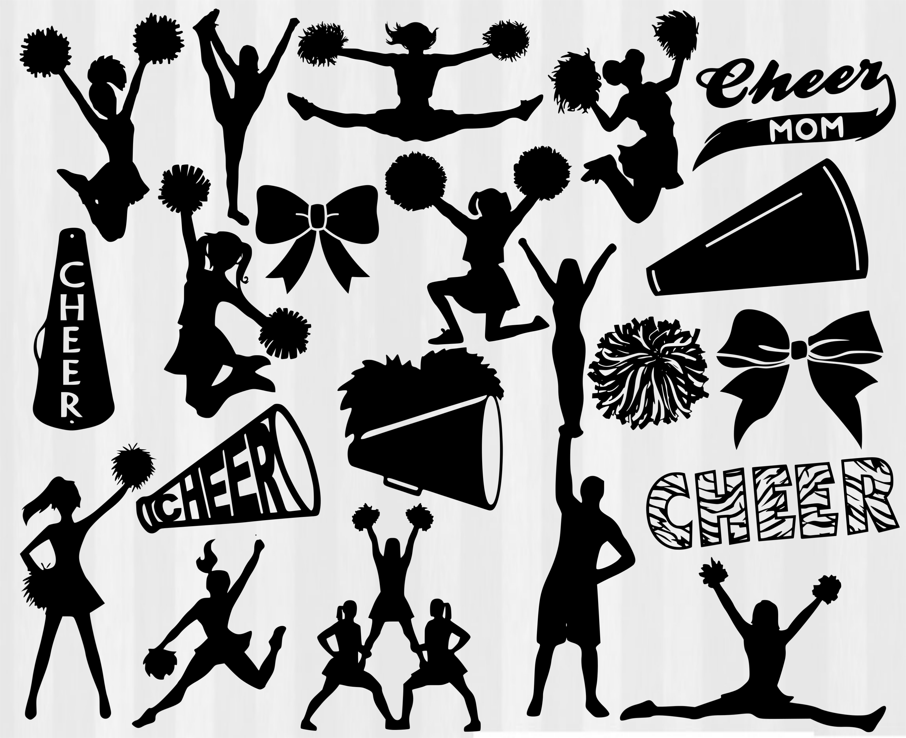 Download Collection of Megaphone And Pom Poms PNG. | PlusPNG