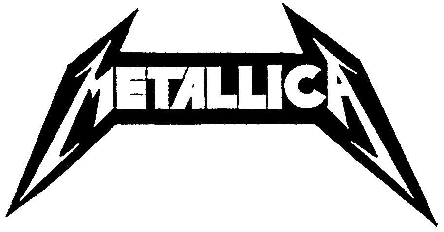 Metallica logo, black