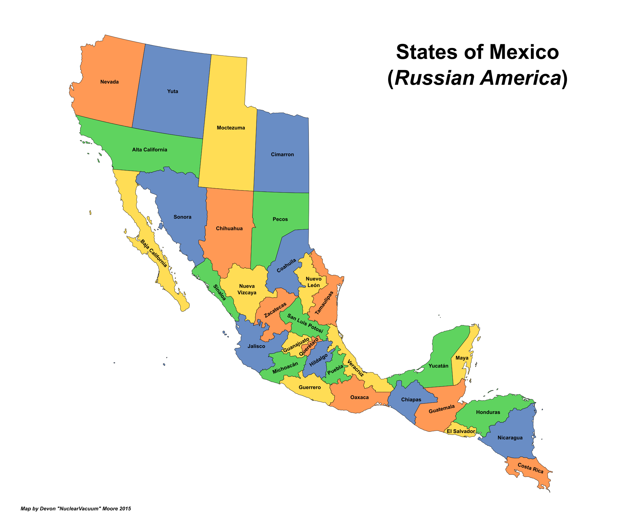 Image - Map of Mexico (Russia