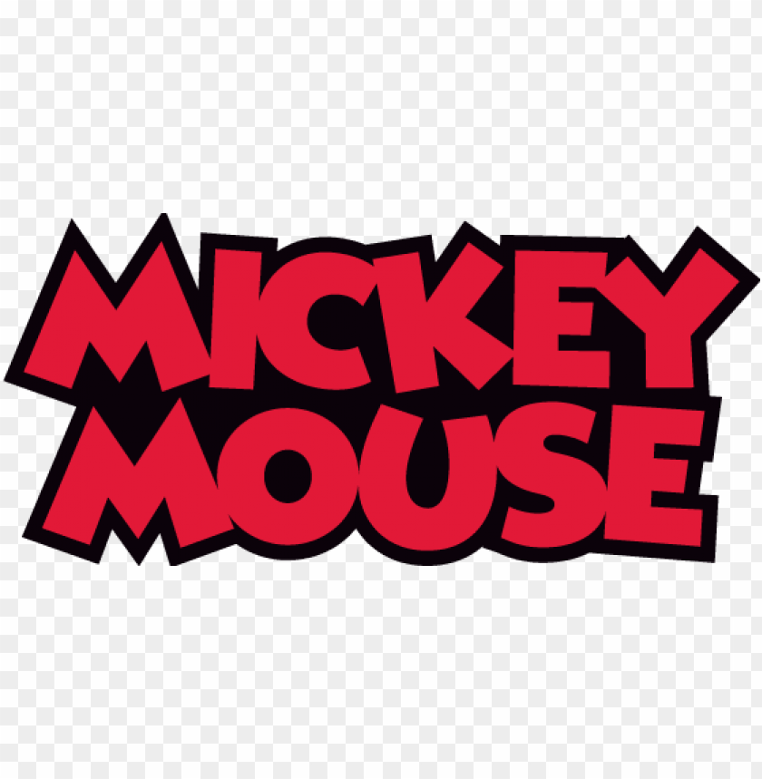 Mickey Mouse Logo PNG - 180052