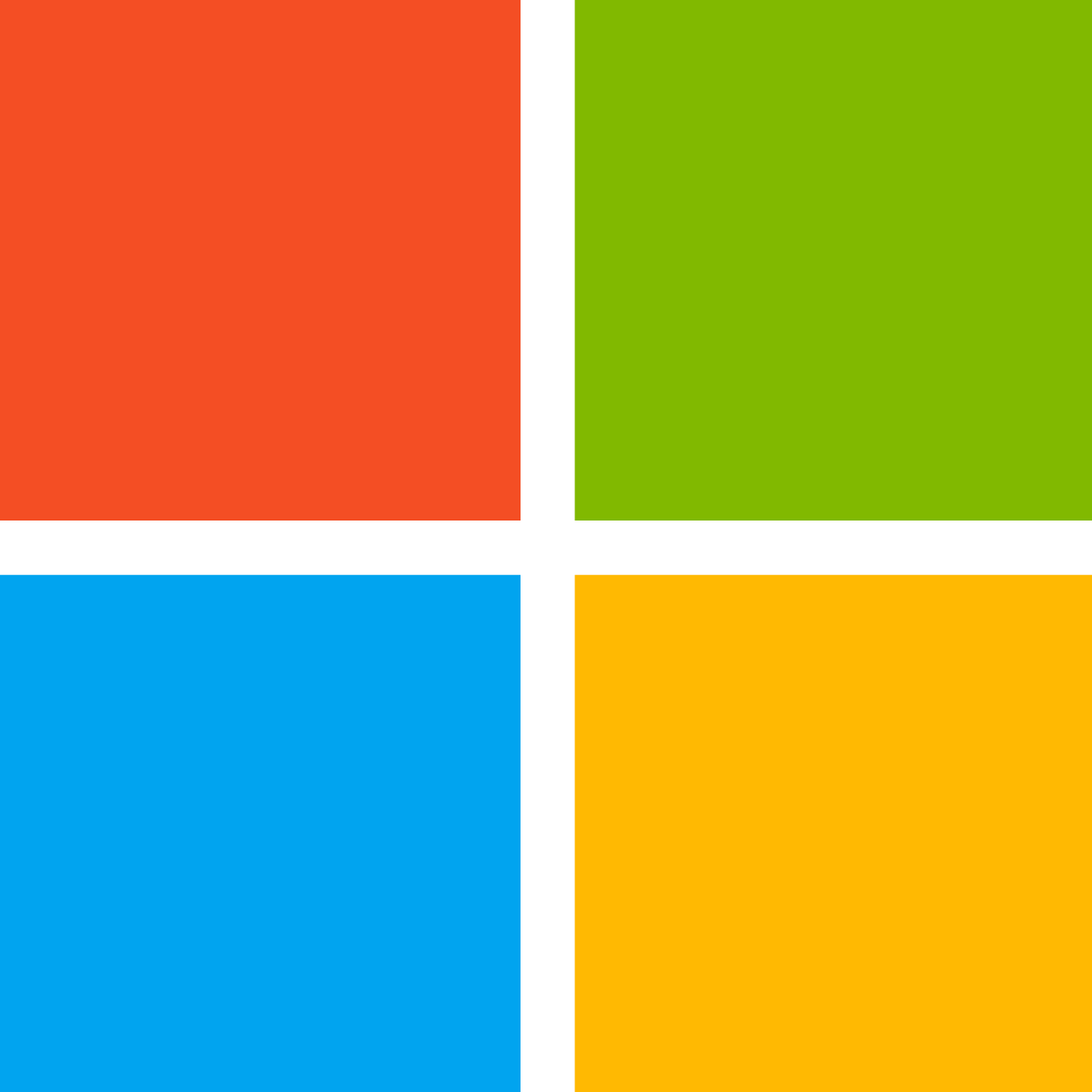 Microsoft Centered Logo Png T