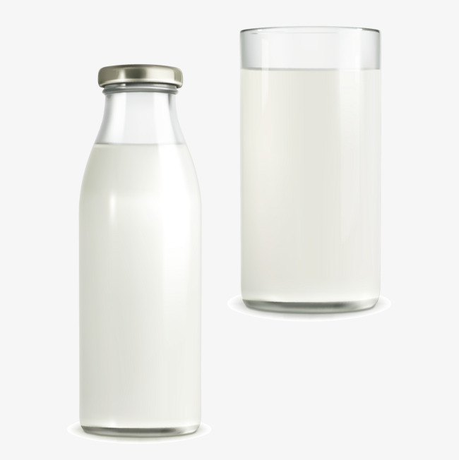 Square Milk Jug PNG and PSD F