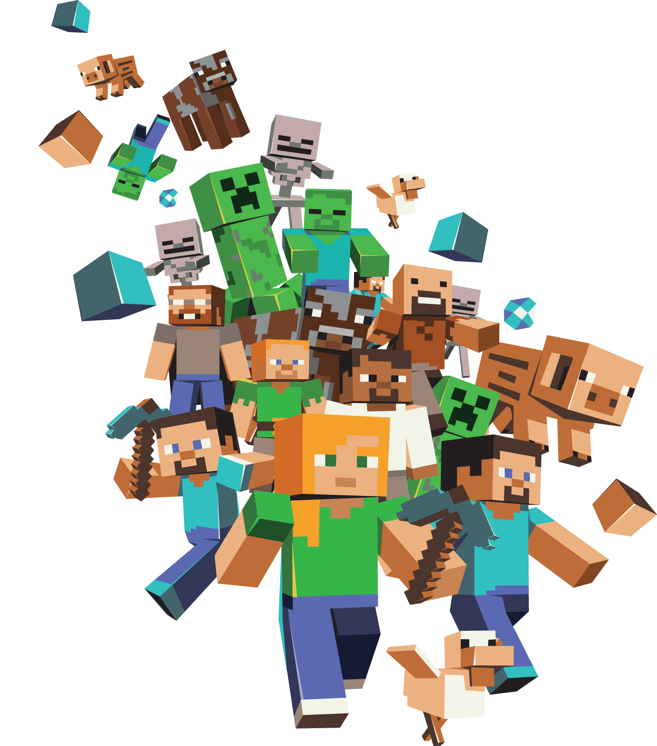 Minecraft Logo icon. A maze l