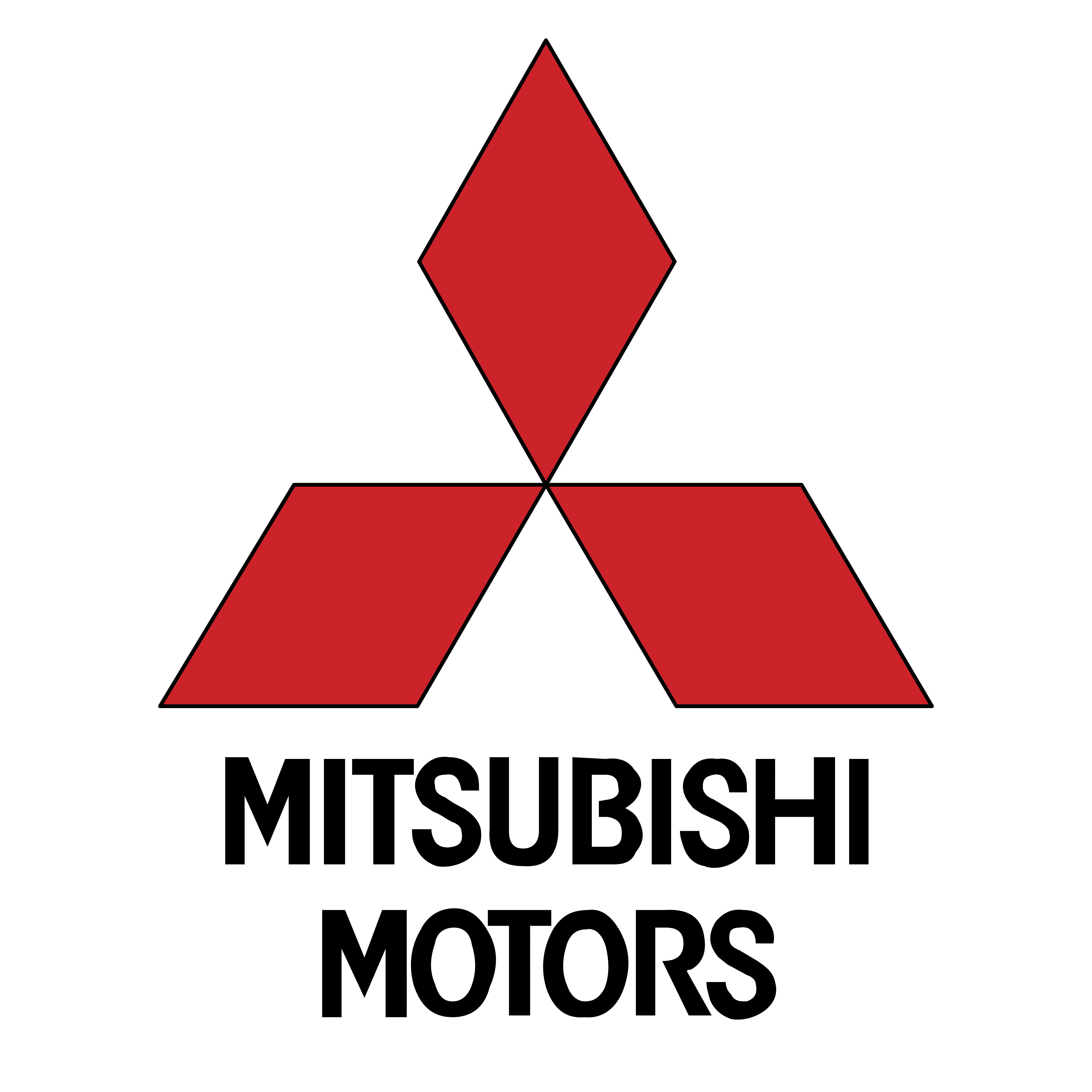 Black Mitsubishi Icon - Free 