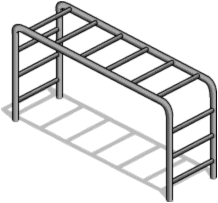 Monkey Bars PNG Black And White - 137372