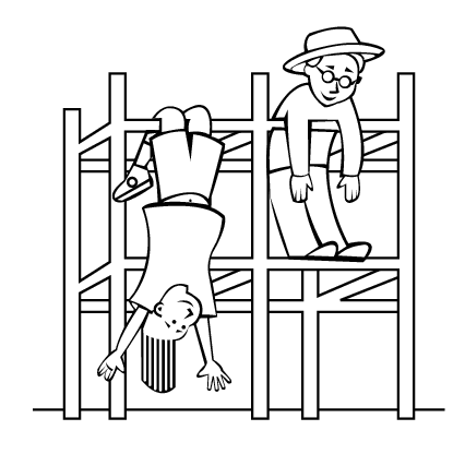 Monkey Bars PNG Black And White - 137362