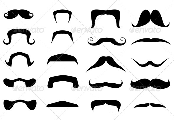 Mustache Styles Meme Emoji Be