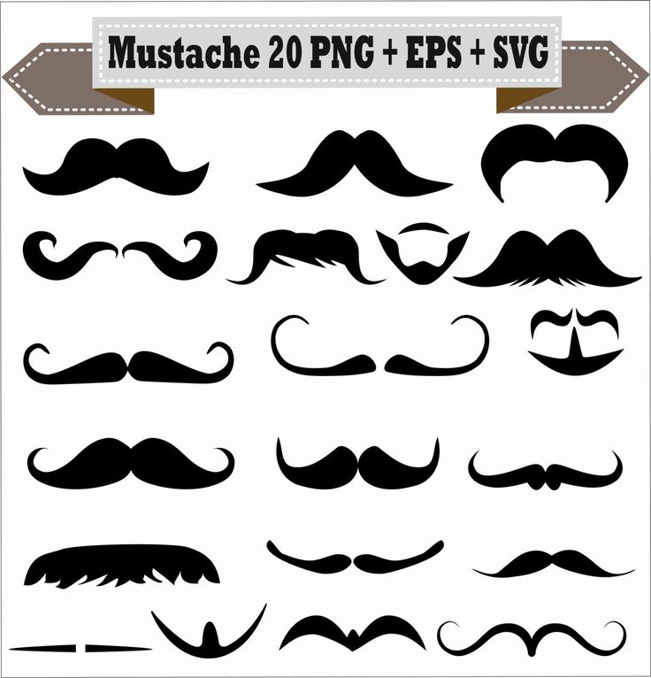 Moustache Styles PNG - 61116