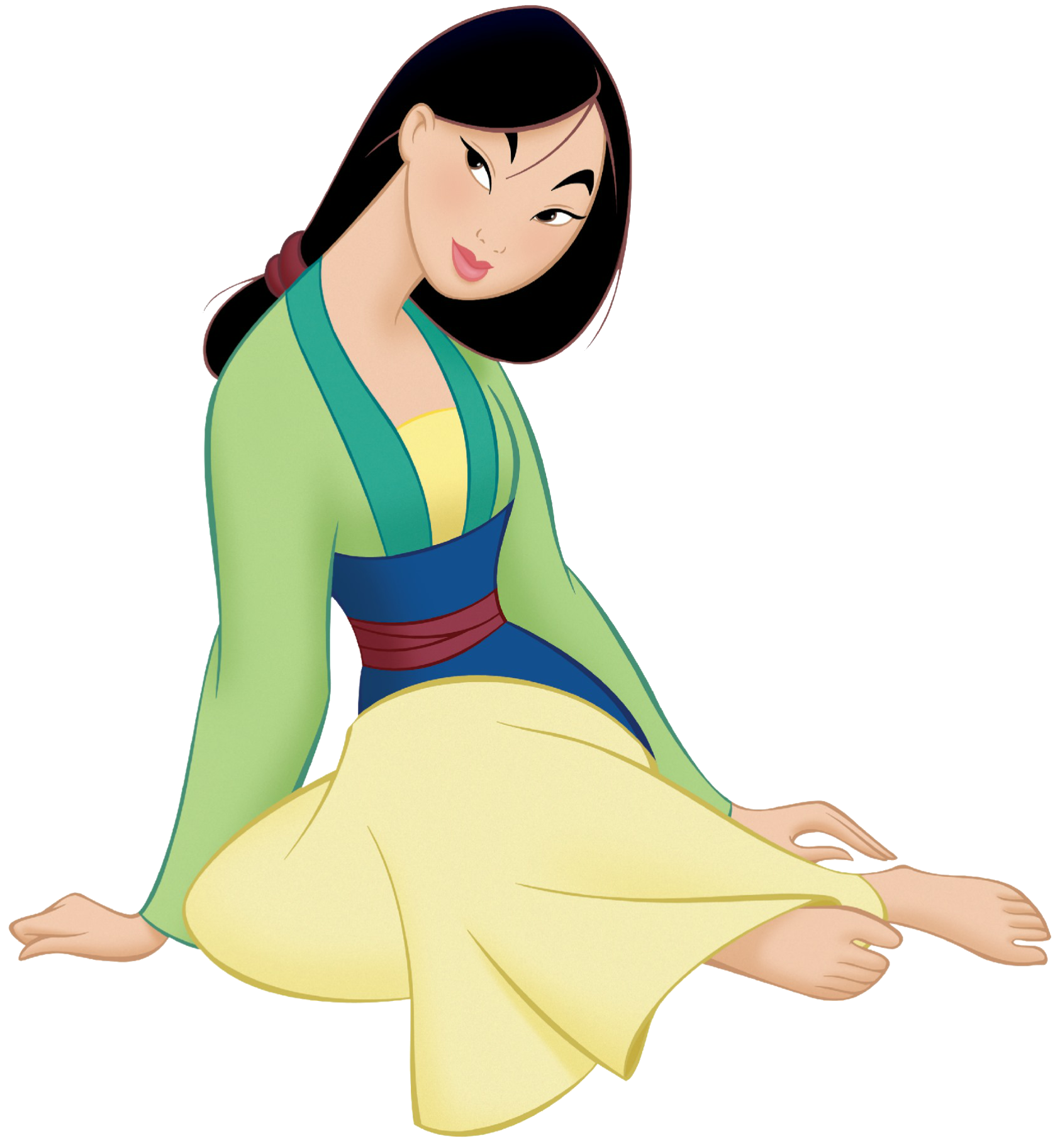 Disney, Mulan, Green Dress, W
