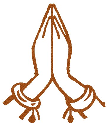 Namaste mudra hands of Indian