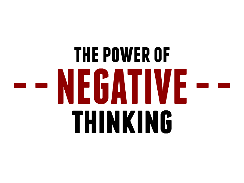 Negative Thinking PNG - 75041