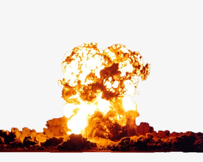 Nuclear explosion mushroom cl