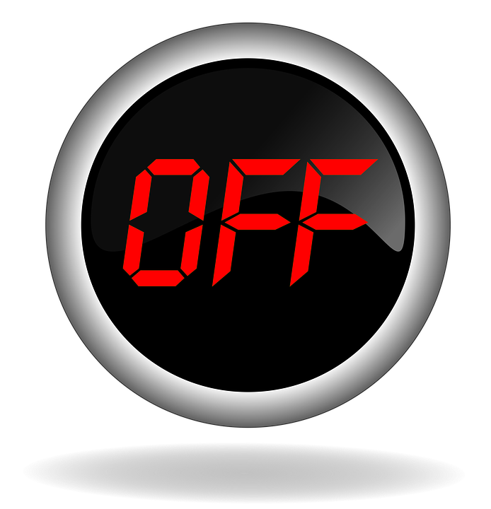 Red Turn Off Png image #14567