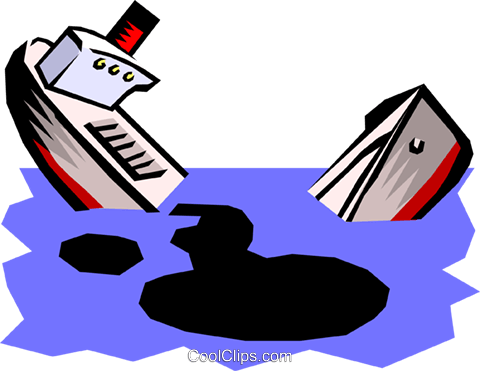 Oil spill Royalty Free Vector