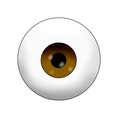 Ver ojo símbolo de interfaz 