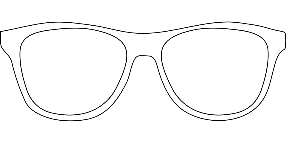okulary kontury proste