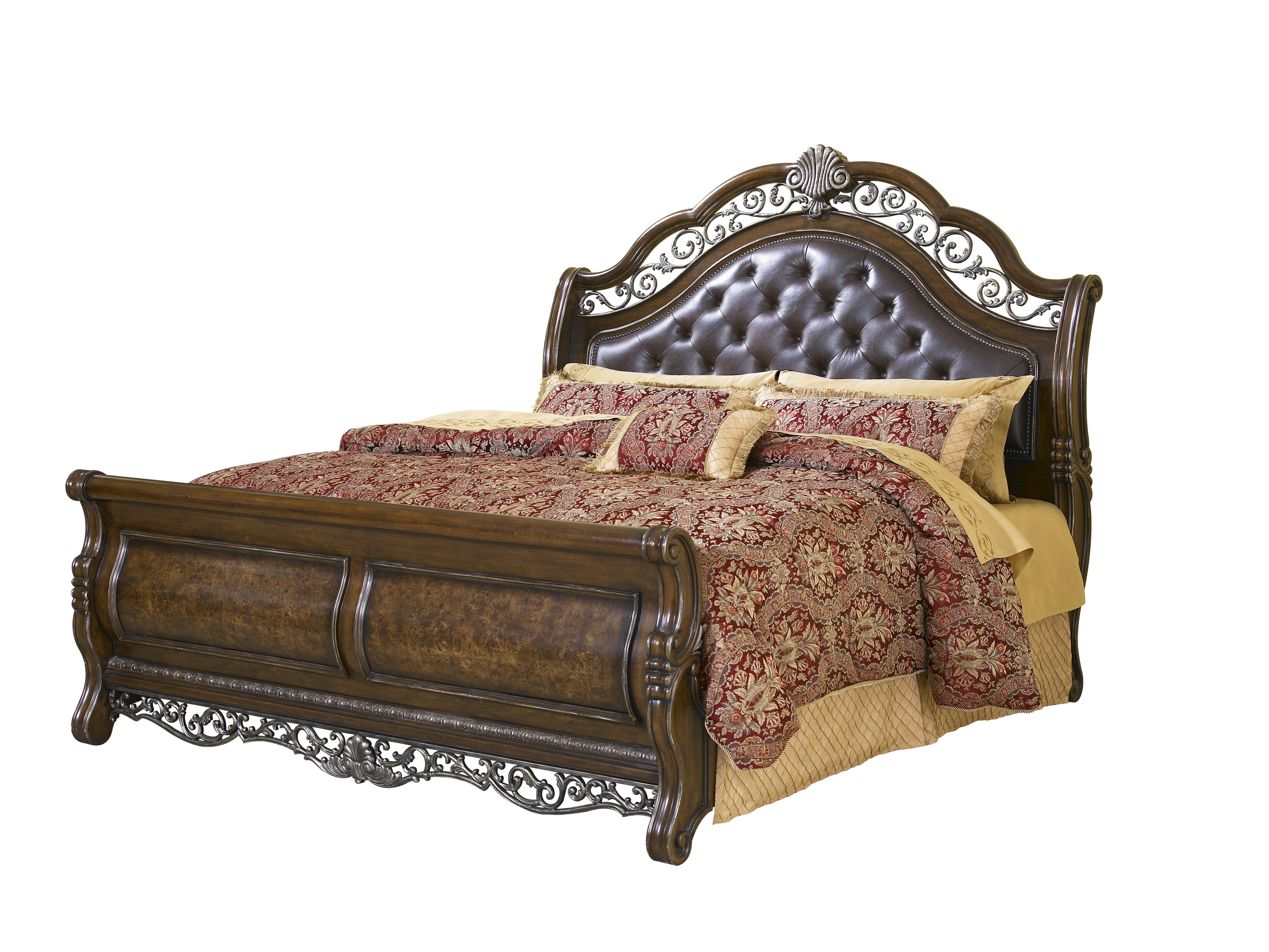 bed metal bed old antique sta