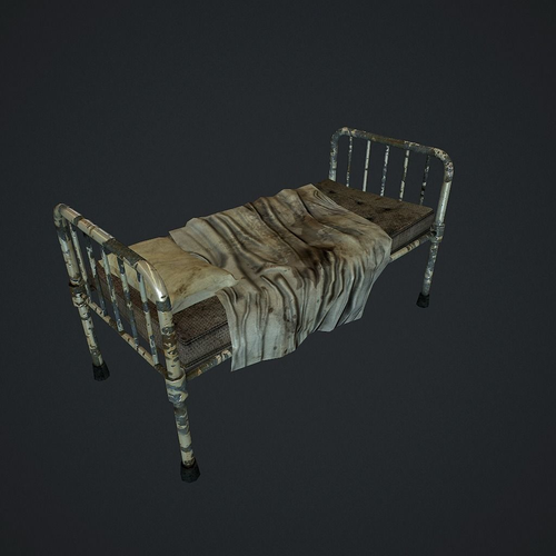 Old Bed PNG - 161262