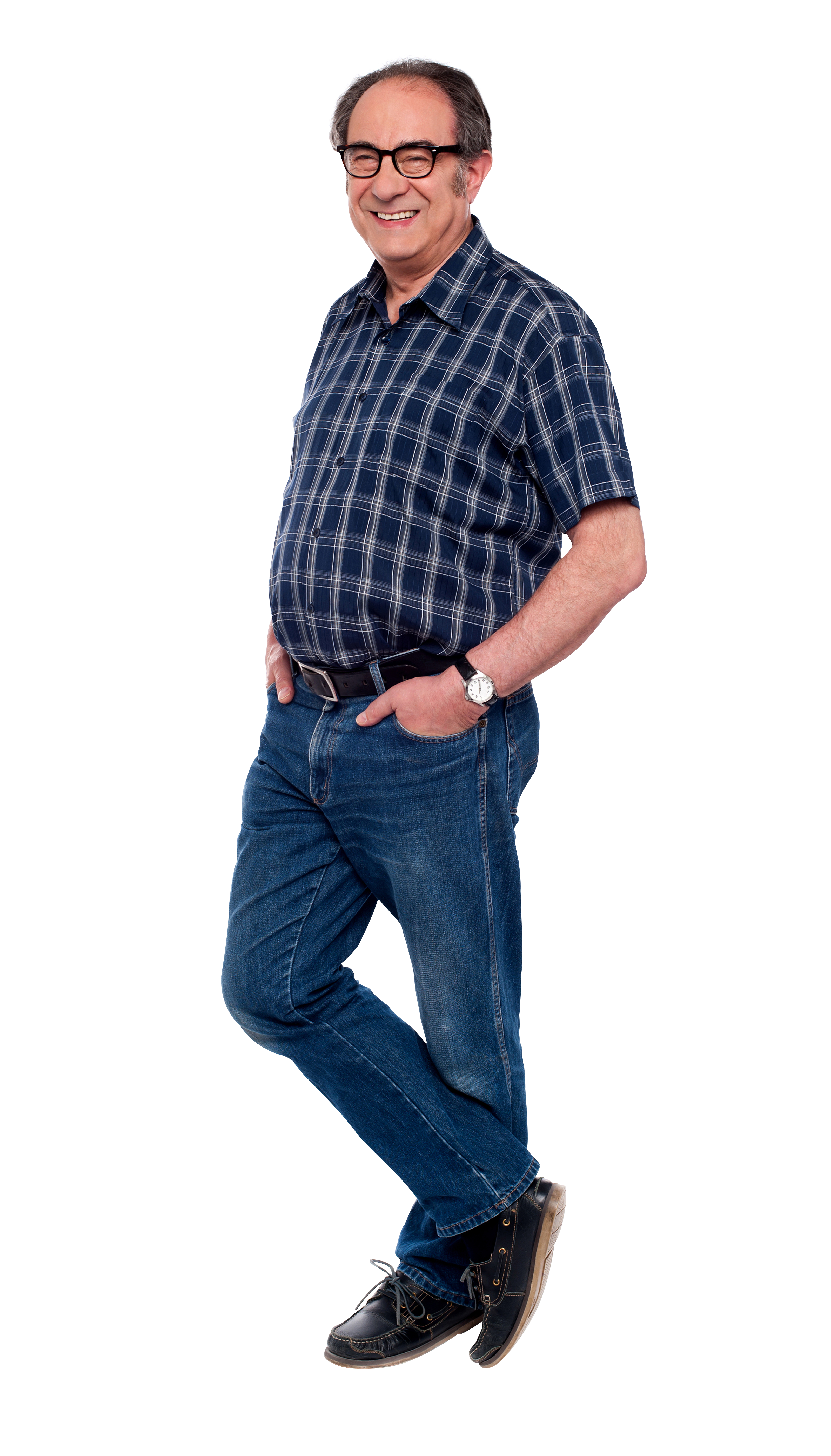 Old Man Standing PNG - 164781