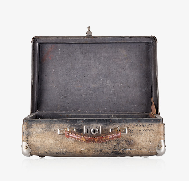 Vintage Suitcase, Open