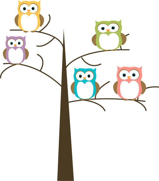 Owls In A Tree PNG - 169364
