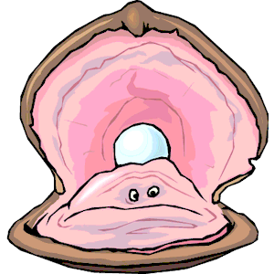 Oyster Scared clipart, clipar
