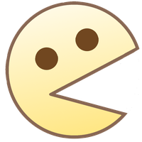 Emoticono Pac-man de Facebook