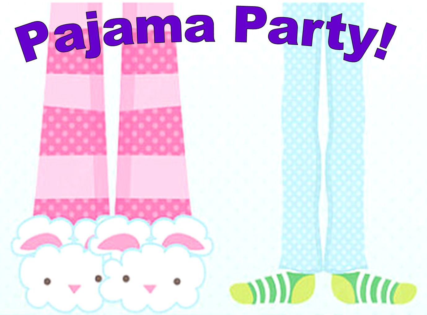 Slumber Party Clip Art Set - 