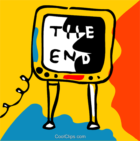 Televisão com o fim livre de