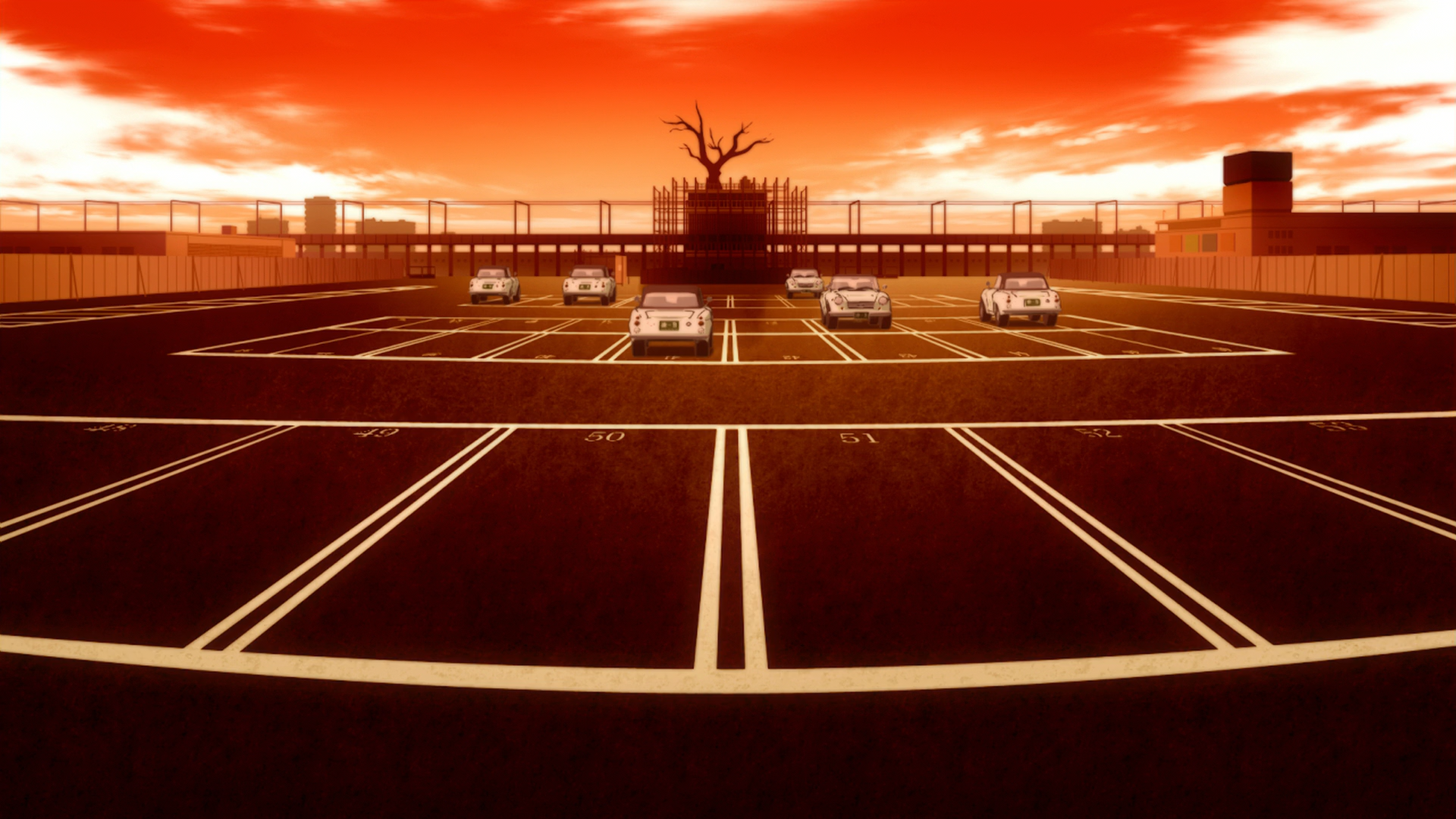Empty Parking Lot And Beach- 