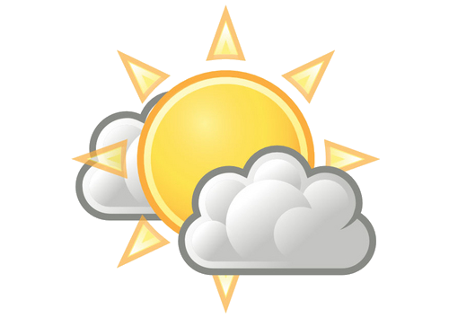Cloudy weather, Vector Png, P