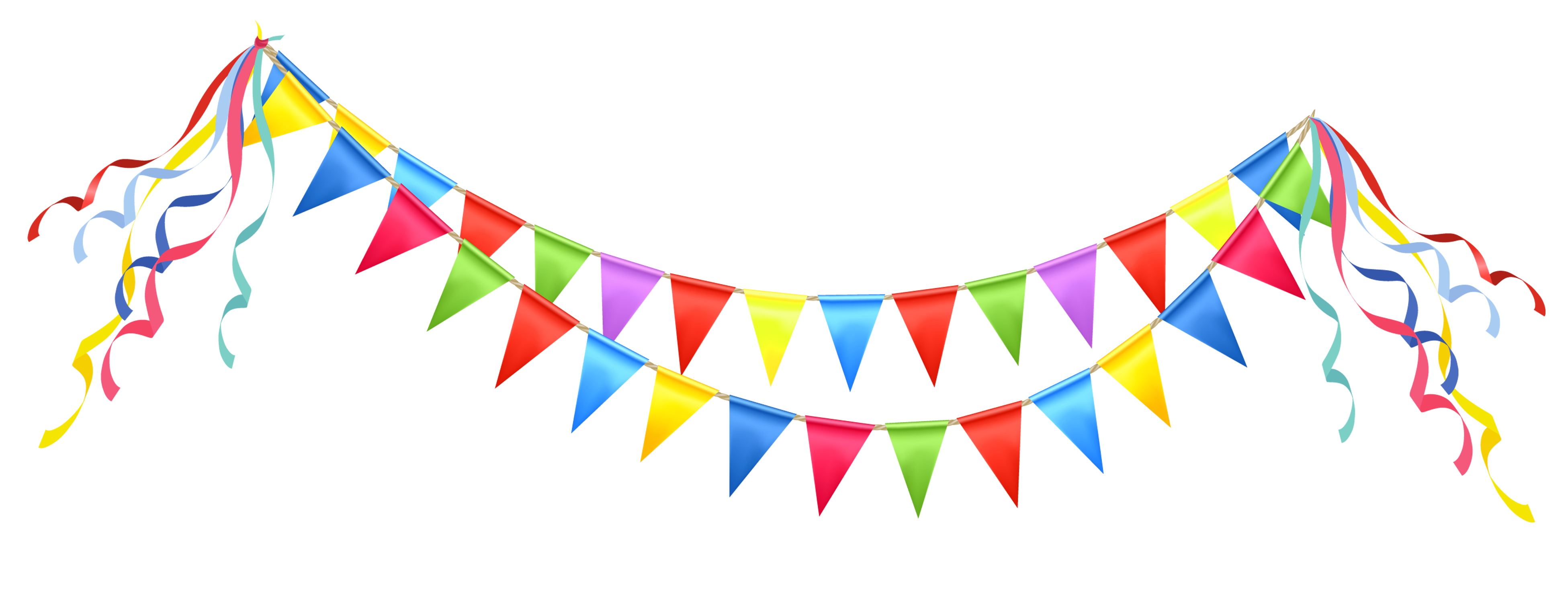 Party Streamers Clip Art