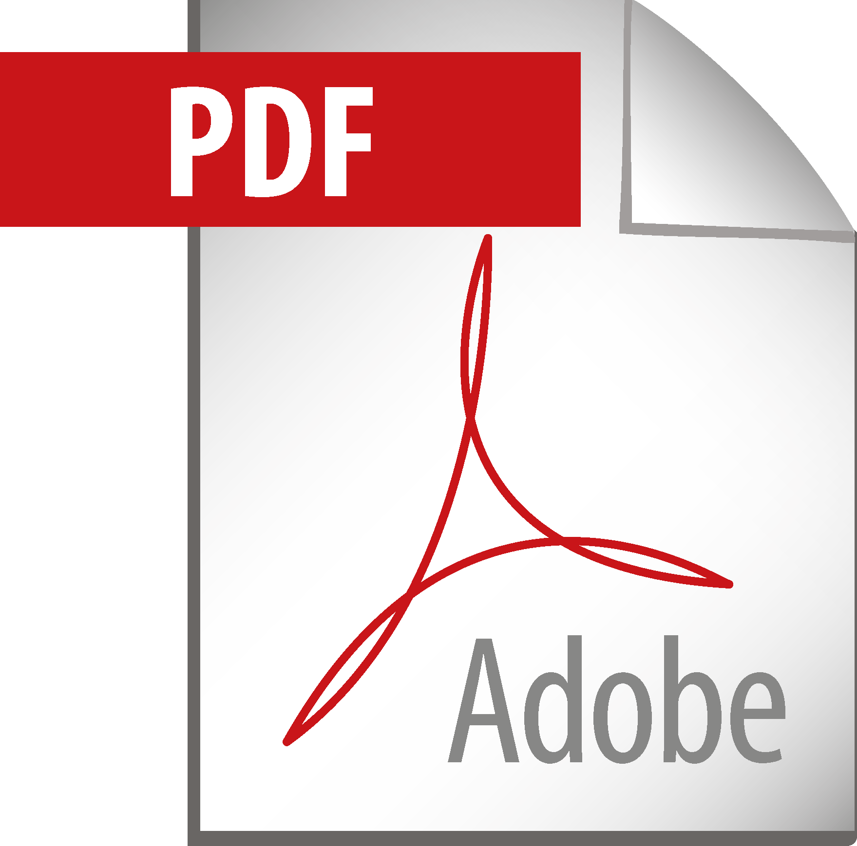 Pdf Icon Illustration, Adobe 